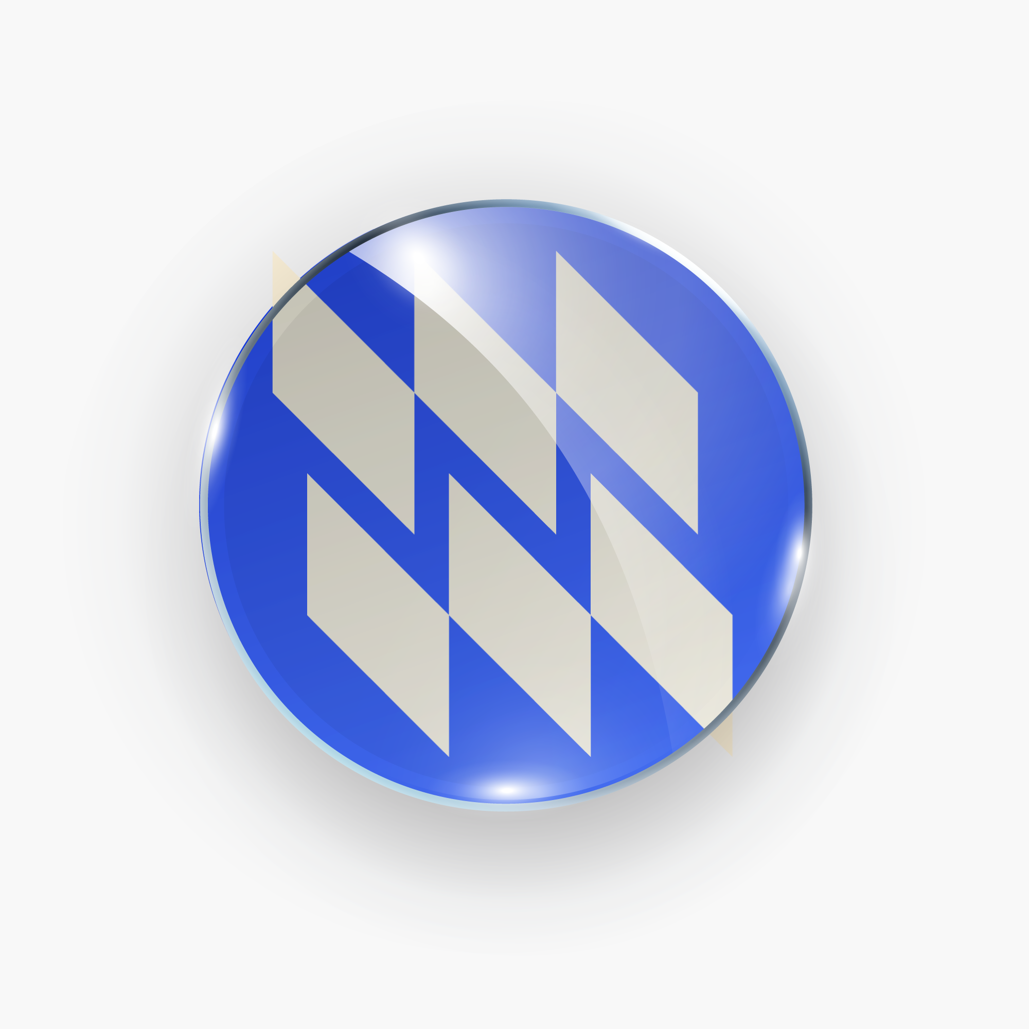 Bluetalism: Architectural Geometry in Blue &amp; White Acrylic