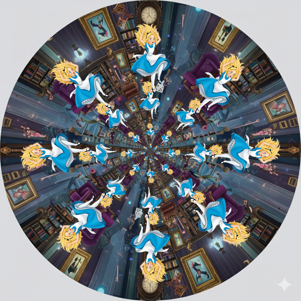 Alice in Kaleidoscope Falling