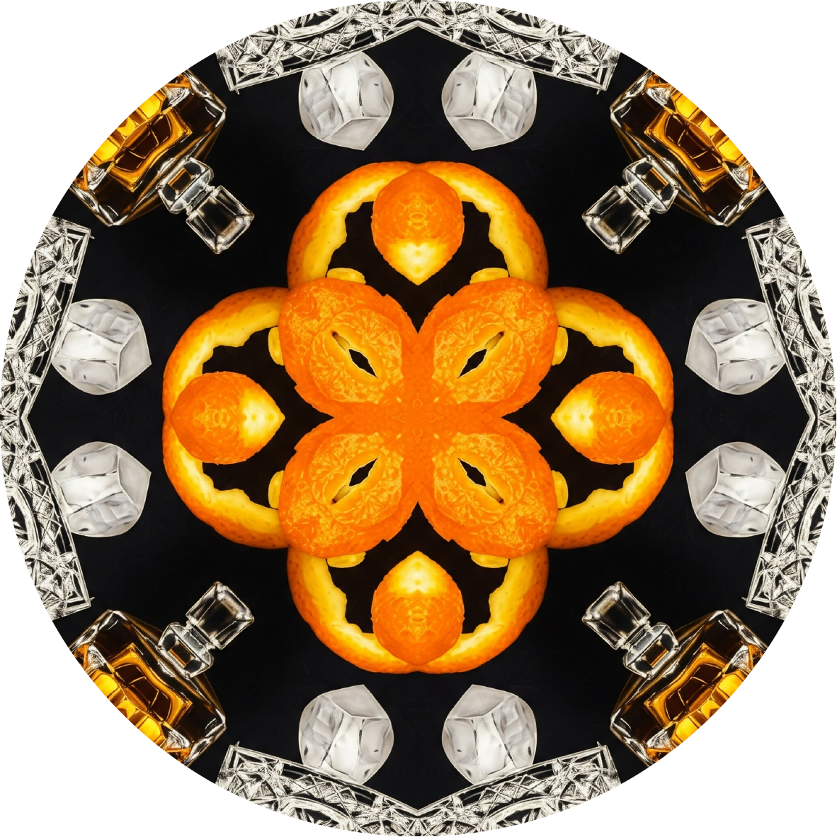 Bar Kaleidoscope Oranges