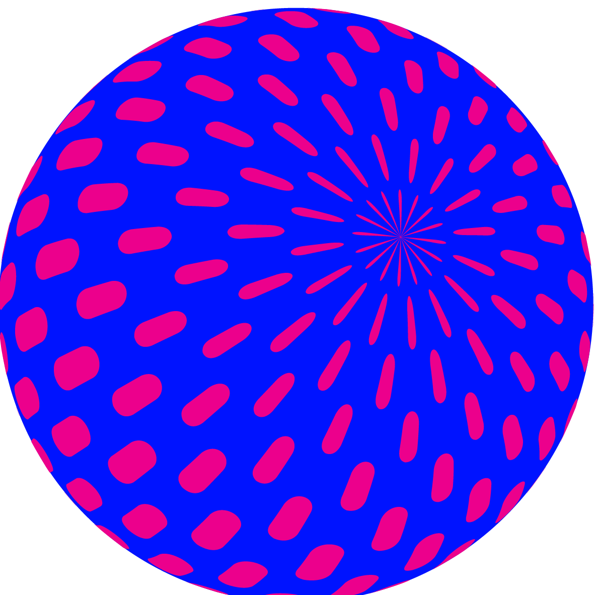 Neon Dots — Optical Illusion Coaster No. 01