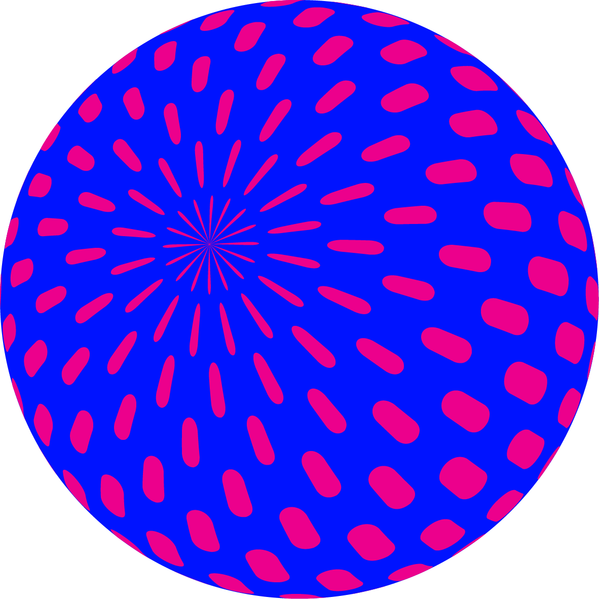 Neon Dots — Optical Illusion Coaster No. 05