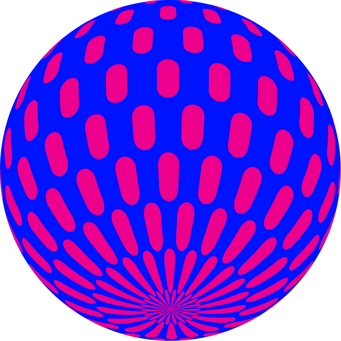 Neon Dots — Optical Illusion Coaster No. 07