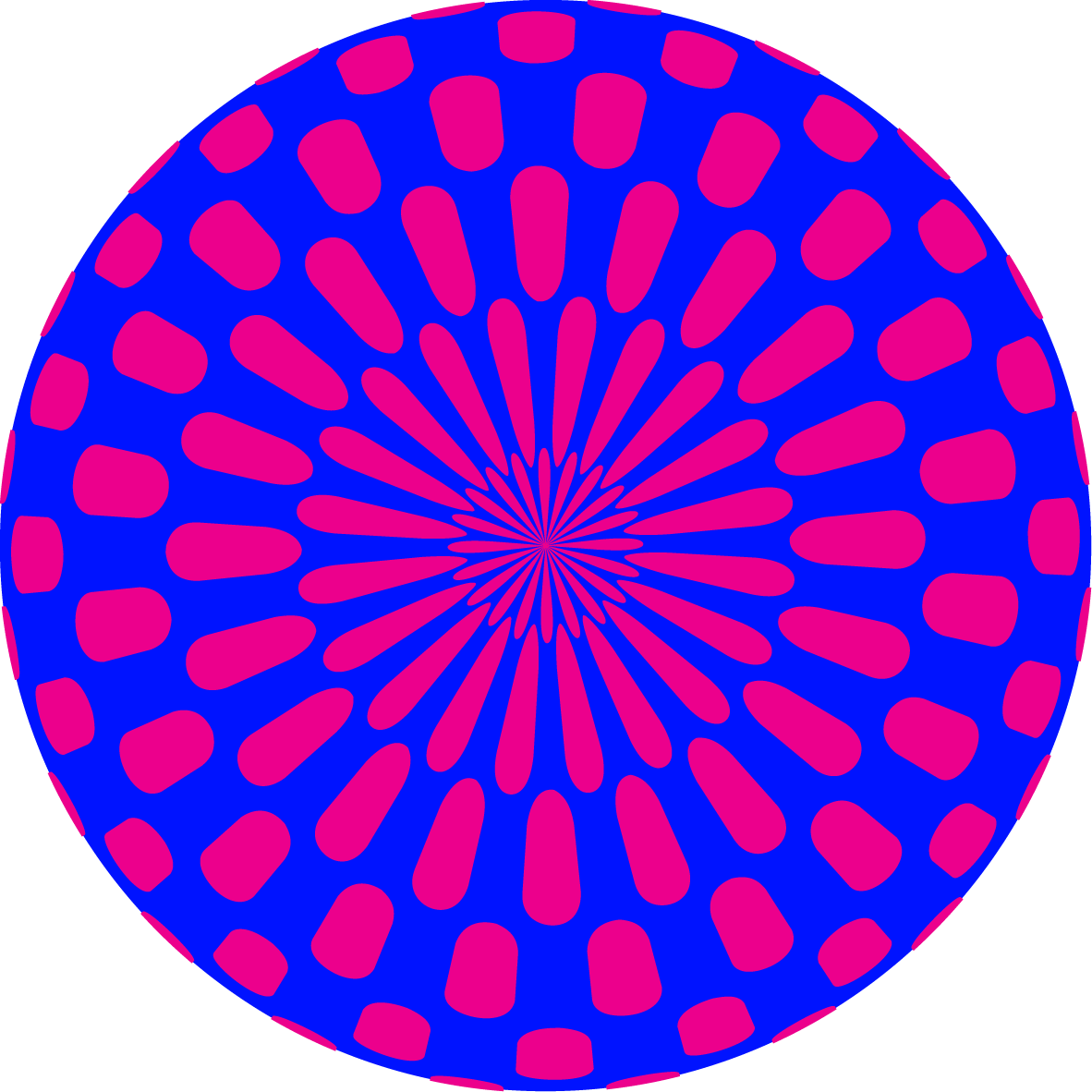Neon Dots — Optical Illusion Coaster No. 09