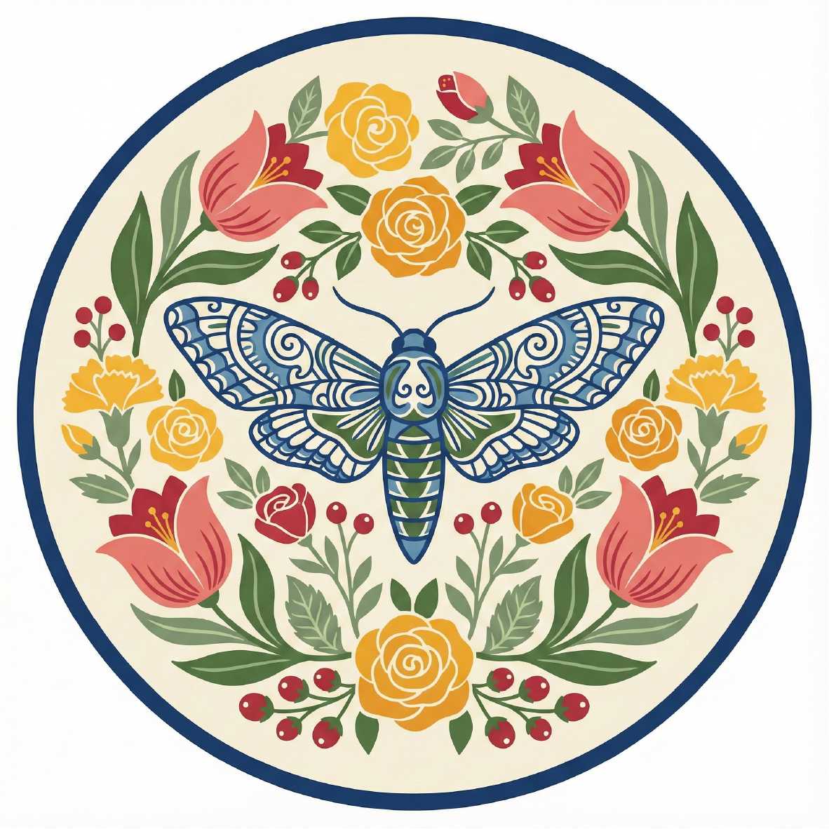 The Enchanted Garden - Sphinx Moth