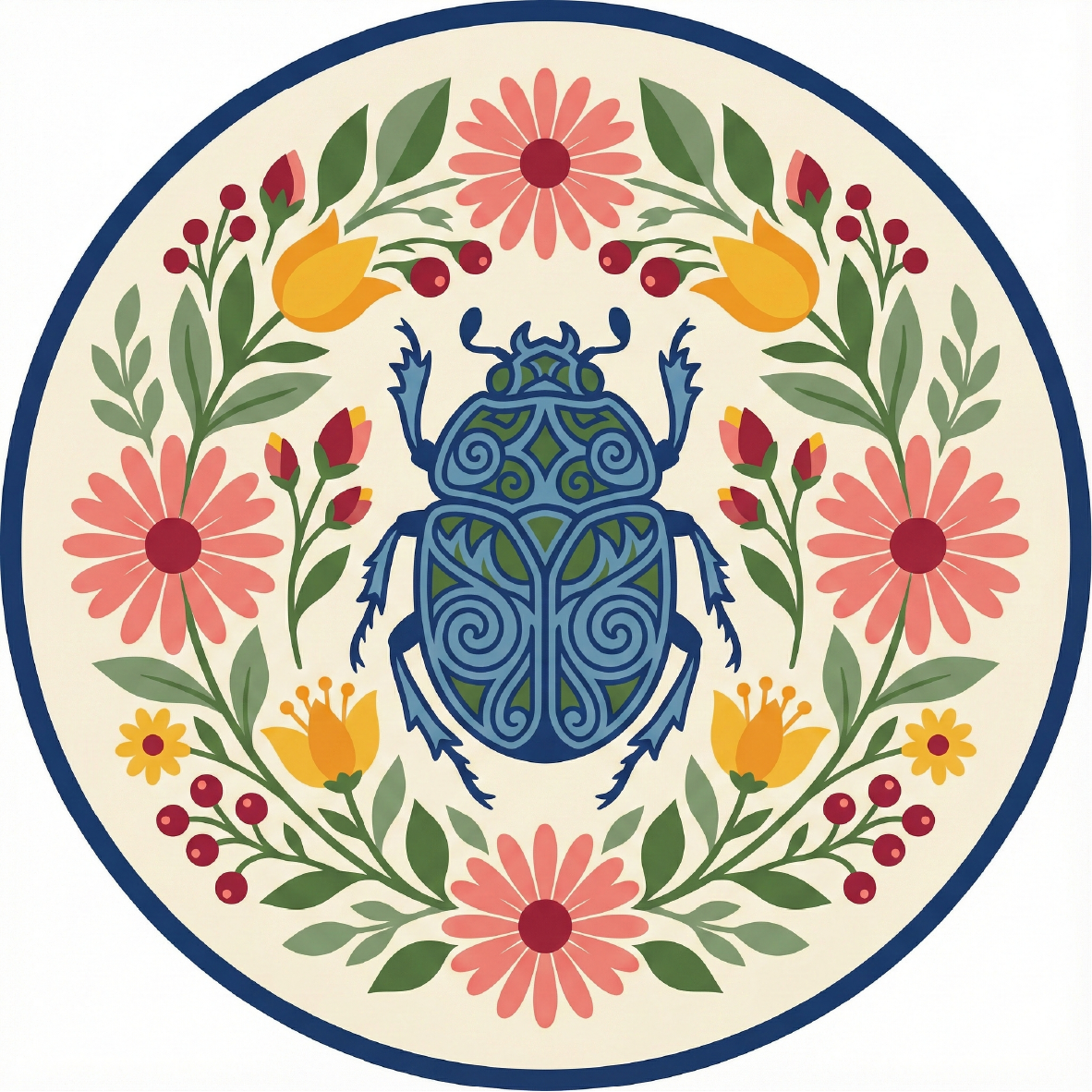 The Enchanted Garden - Scarab Beetle