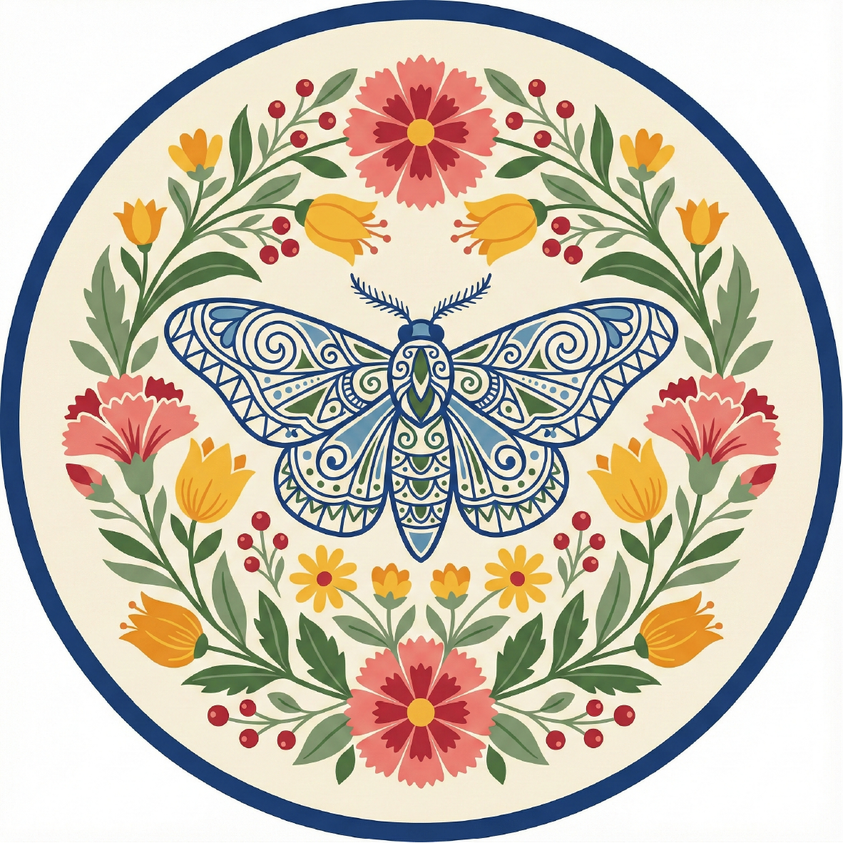 The Enchanted Garden - Moth