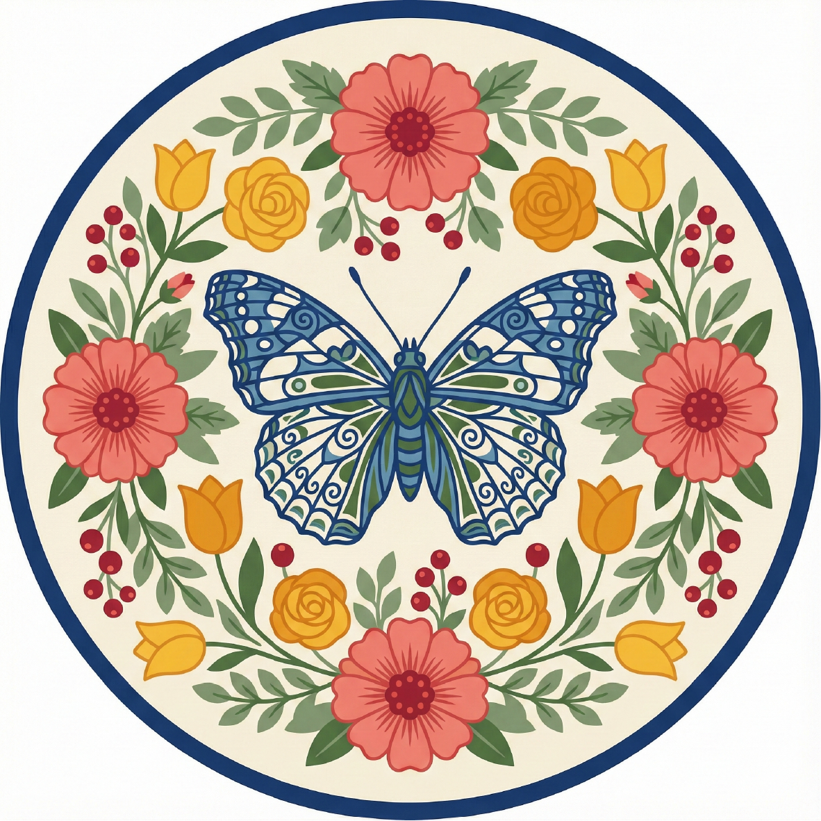 The Enchanted Garden - Red Admiral Butterfly