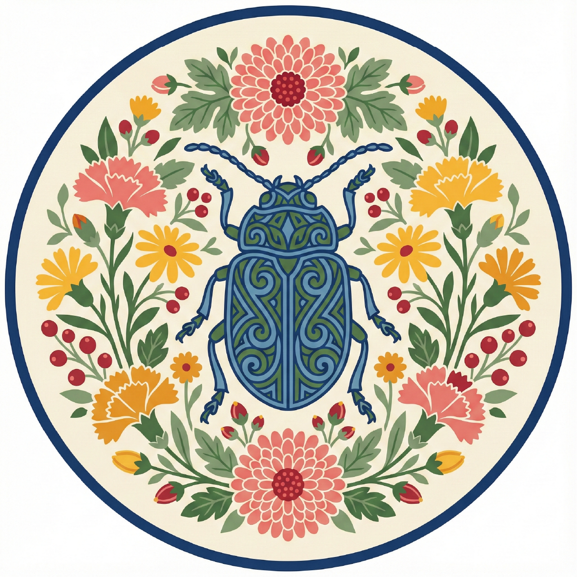 The Enchanted Garden - Asparagus Beetle