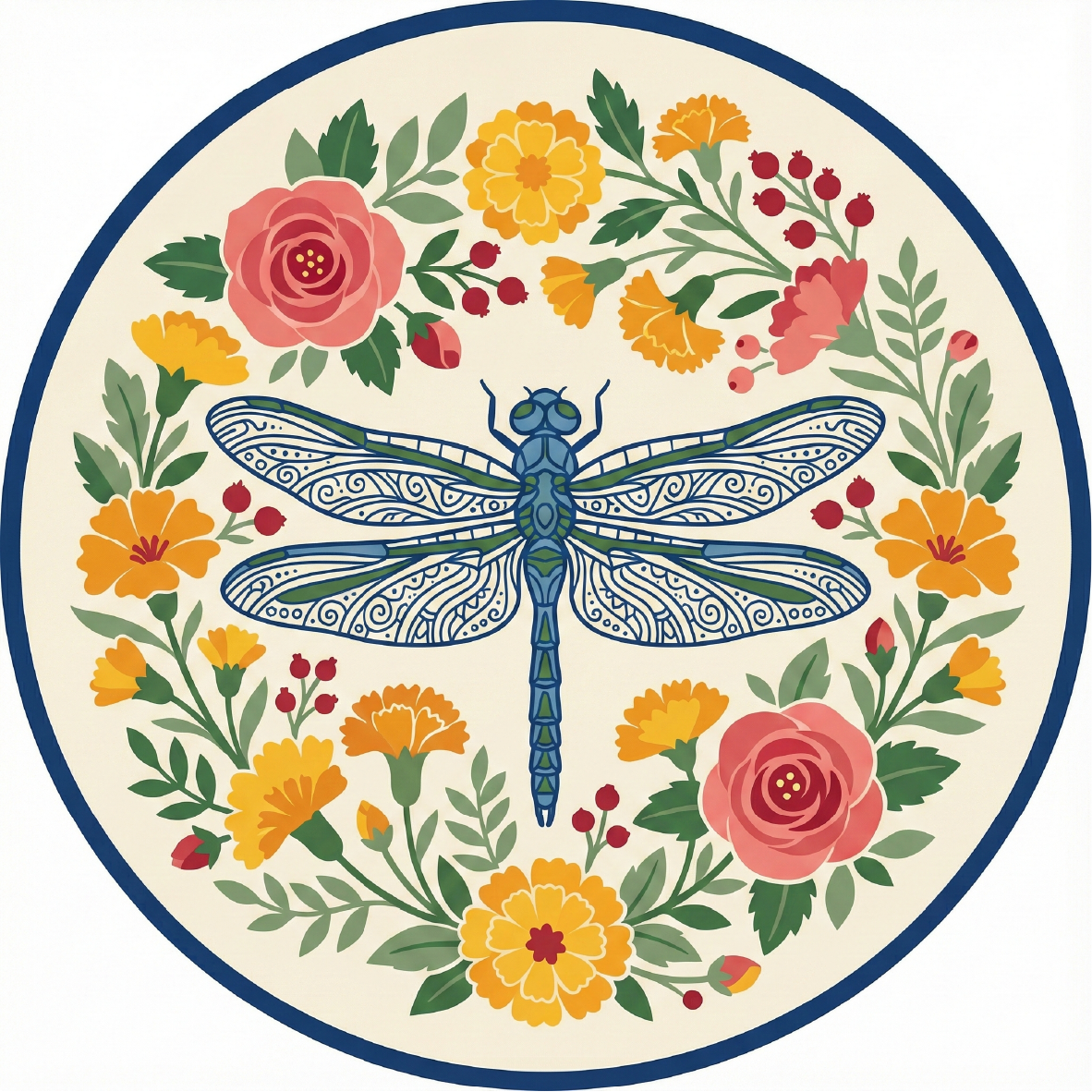 The Enchanted Garden - Rhyothemis fuliginosa