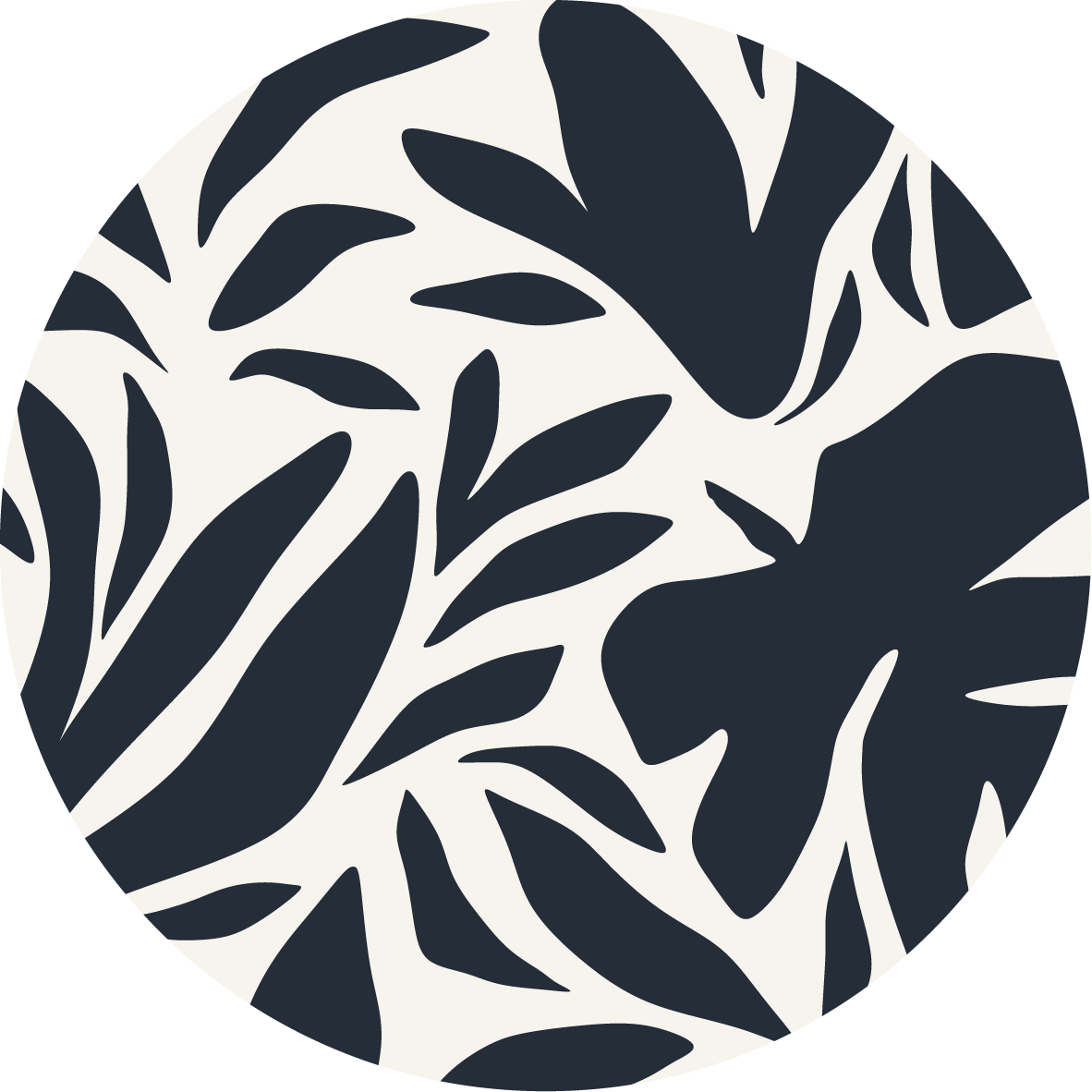 Dark Bloom — Botanical Coaster No. 01